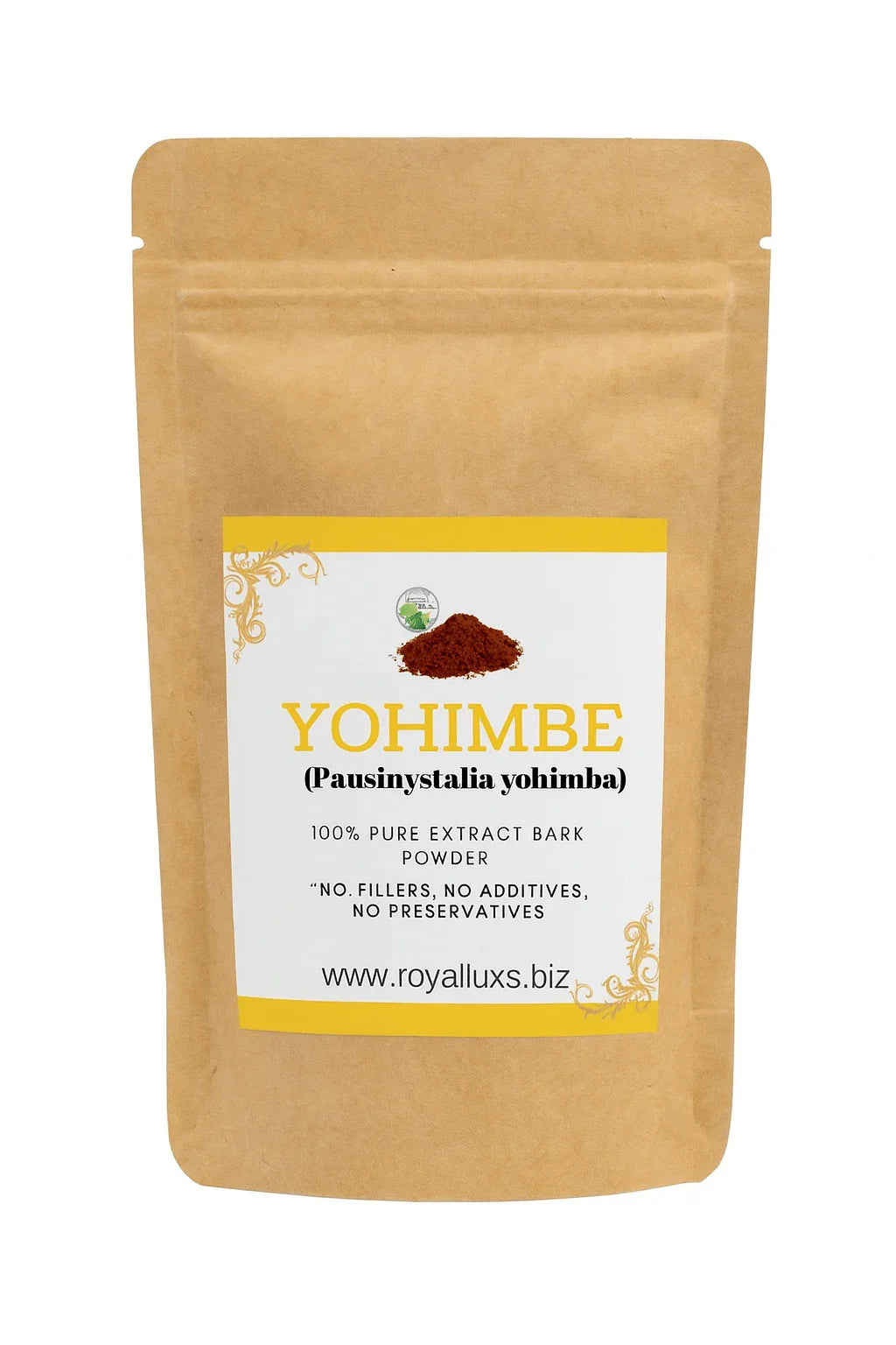30 gm Yohimbe Extract Powder Bark 100% organic - RoyalLuxsLLC