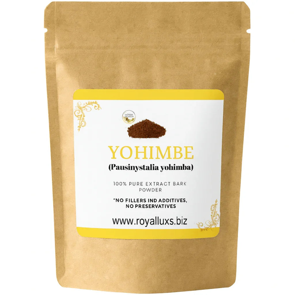 30 gm Yohimbe Extract Powder Bark 100% organic - RoyalLuxsLLC