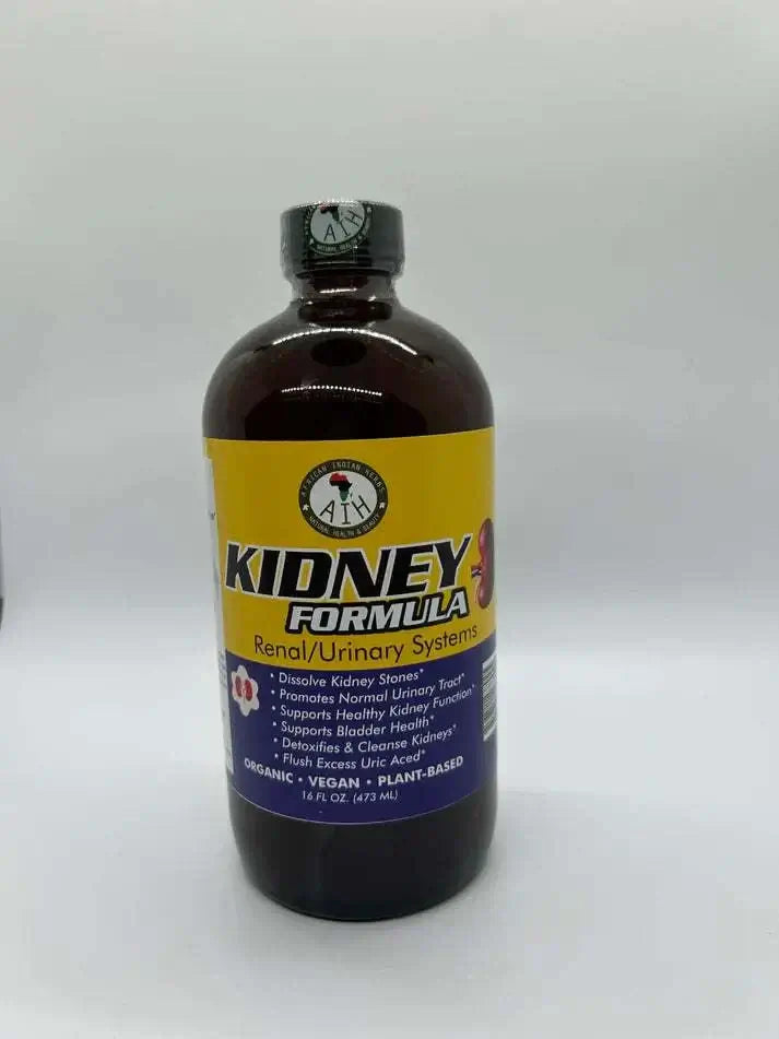 Bottle of Kidney Formula for renal support, featuring natural ingredients for optimal kidney health.