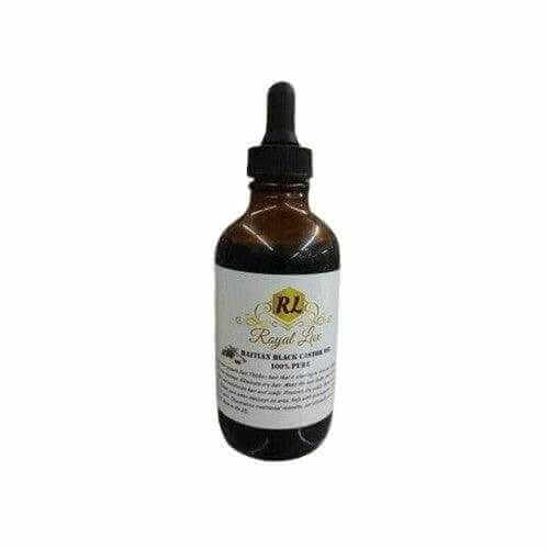 Haitian Black Castor Oil 100% Pure 4oz bottle for hair growth and rejuvenation