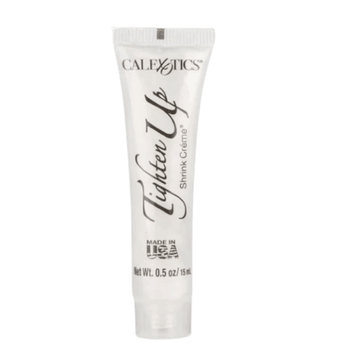 Mi Pumpum Tigh! Shrink Cream tube for enhancing intimate tightening sensations and pleasure.