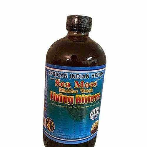 Sea Moss Bladder Wrack Bitter bottle, a nutritious superfood rich in trace minerals for optimal health.