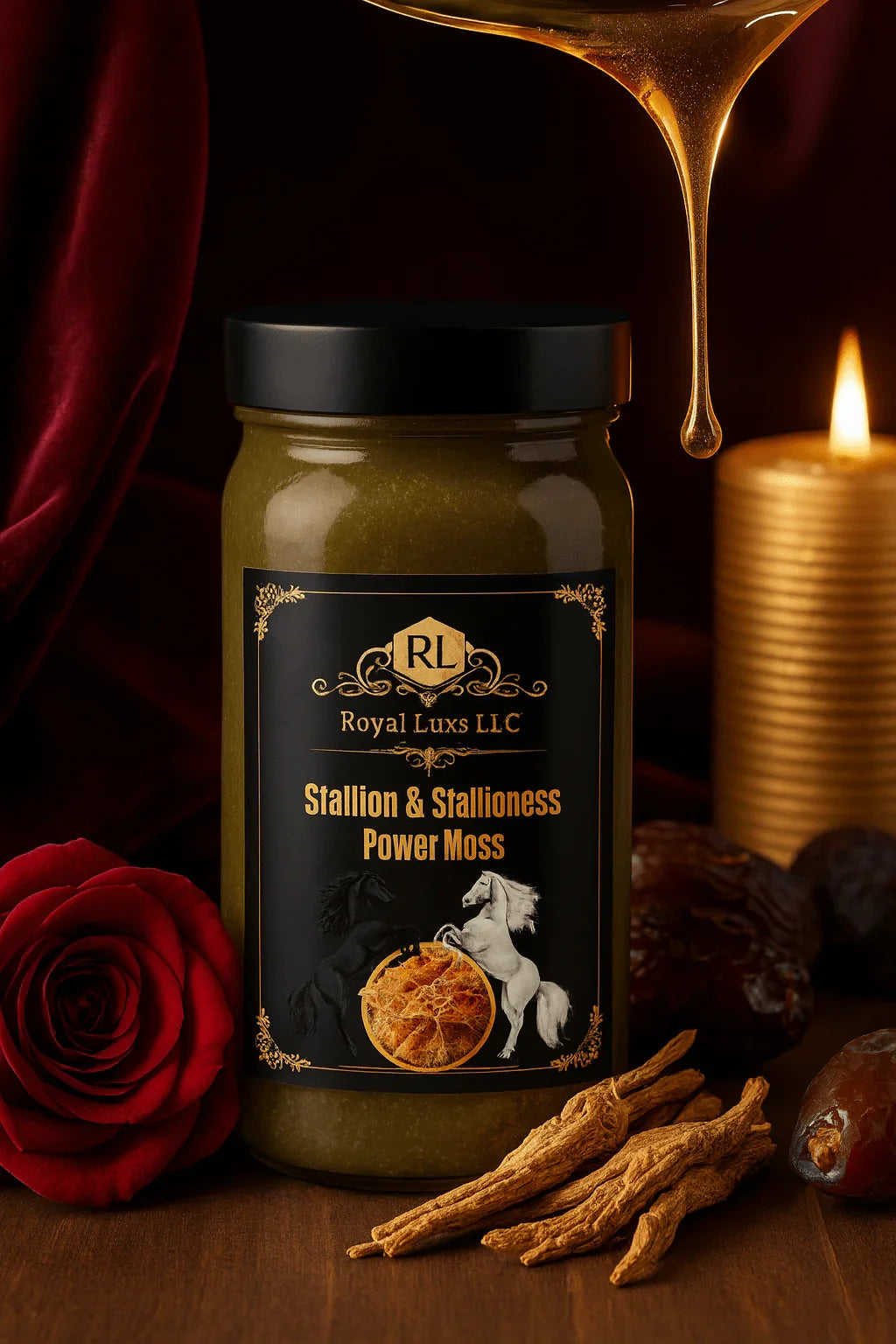 Stallioness PowerMoss – Herbal Vitality Blend for Men & Women - RoyalLuxsLLC