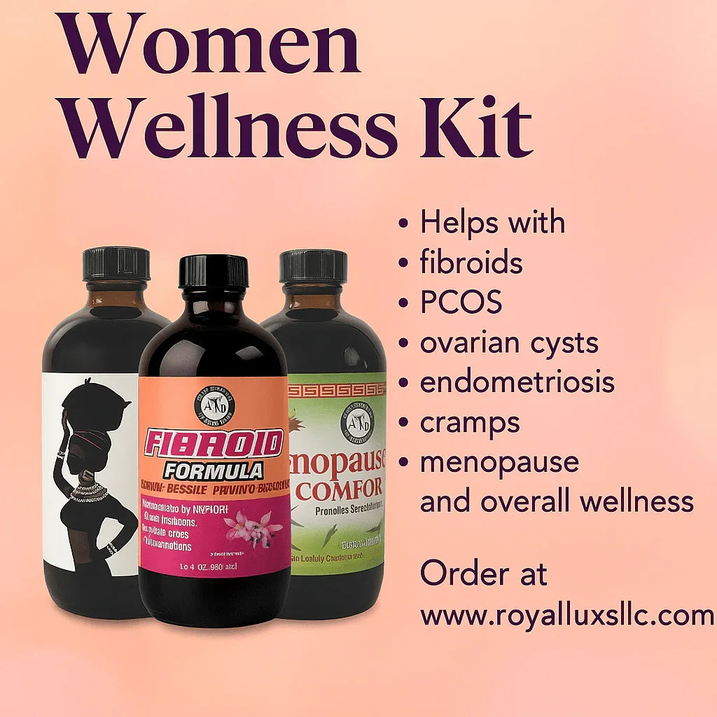 Women’s Herbal Wellness Kit – 3-Piece Plant-Based Support System - RoyalLuxsLLC