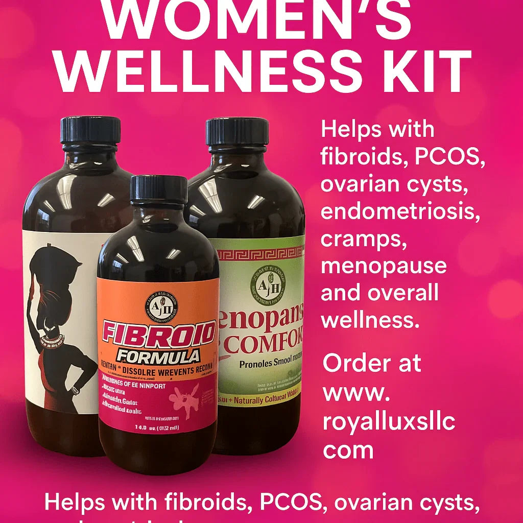 Women’s Herbal Wellness Kit – 3-Piece Plant-Based Support System - RoyalLuxsLLC