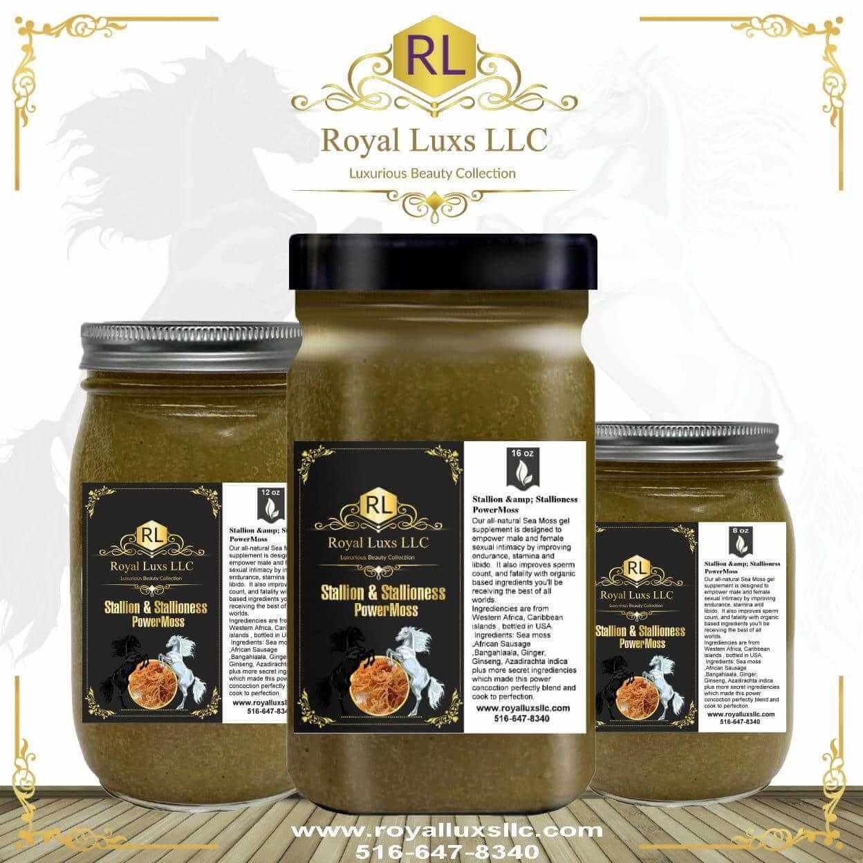 Stallioness PowerMoss – Herbal Vitality Blend for Men & Women - RoyalLuxsLLC