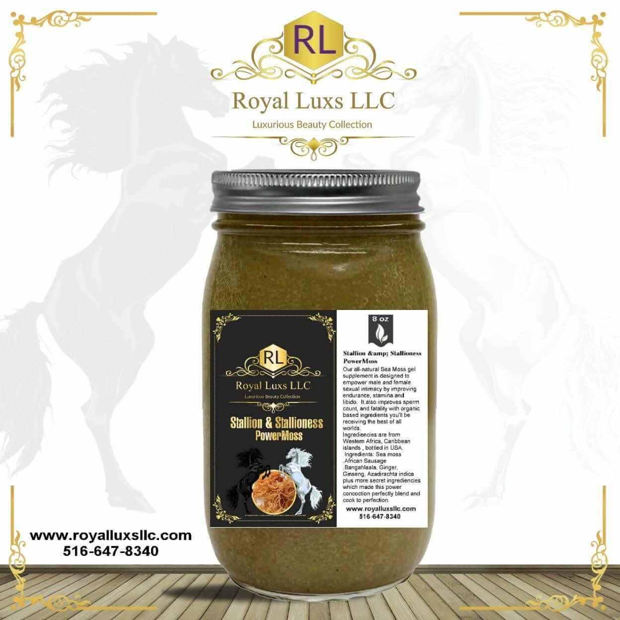 Stallioness PowerMoss – Herbal Vitality Blend for Men & Women - RoyalLuxsLLC